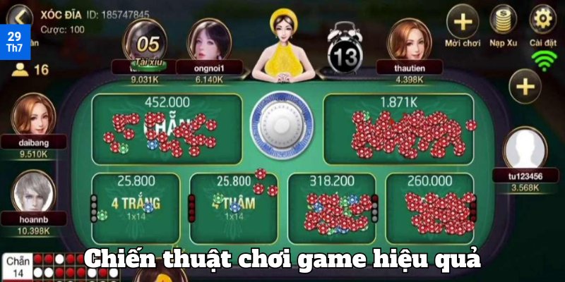 Chiến thuật săn thưởng đẳng cấp bách thắng tại game xóc đĩa 188bet