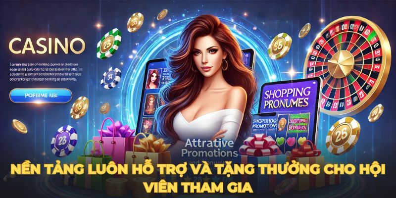 Nền tảng luôn hỗ trợ và tặng thưởng khuyến mãi 188bet cho hội viên tham gia